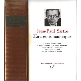 Jean Paul Sartre Pleiade - Meilleures offres neuf et occasion