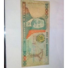 Billet 10000 Meticais Mozambique