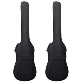 2x ?Lectrique Housse Pour Guitare Basse Sac De Transport Rembourr¿¿ ?Tui Souple Rembourrage 5 Mm L¿¿Ger Et Imperm¿¿Able
