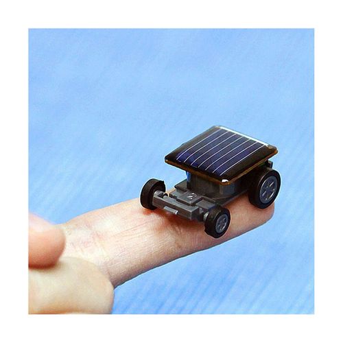 5x Mini Voiture De Haute Qualite Jouet Solaire De Coureur De Voiture Gadget Educatif Pour Enfants Jouet D'energie Solaire Noir