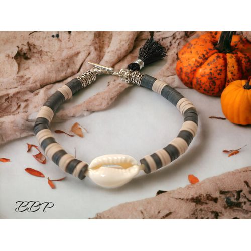 Bracelet Coquillage Plage Femme Bracelet Perle Heishi Perle Coquillage Bracelet Perle Marron Beige Bracelet Fantaisie