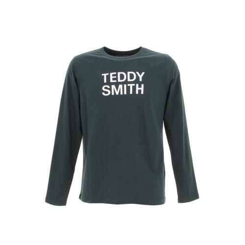 Tee Shirt Manches Courtes Teddy Smith Ticlass3 Ml Jr Vert