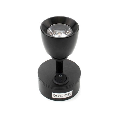 Applique De Chevet Spot Rv Lampe De Lecture Lampe De Lecture Clip Interrupteur Pour Caravanes, Camping-Cars, Bateaux, Etc. (Noir)