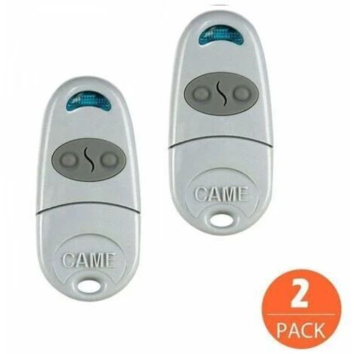Télécommande de remplacement pour ouvre-porte de garage, télécommande émetteur portable à double canal 433,92 MHz, compatible avec Came TOP 432NA 434MA 432SA