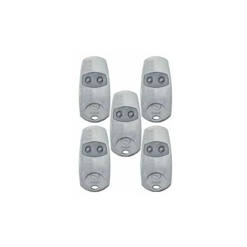 Pack de 5 télécommandes CAME TOP432EE - 2 canaux, fréquence 433,92 MHz
