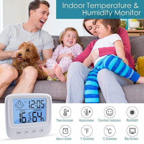 Thermomètres d'intérieur Hygromètre et hygromètre d'ambiance numérique