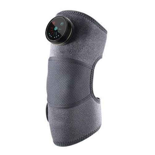 Genouillère Chauffante Avec Coussin De Massage Et Vibrations, Intensités De Chaleur Réglables