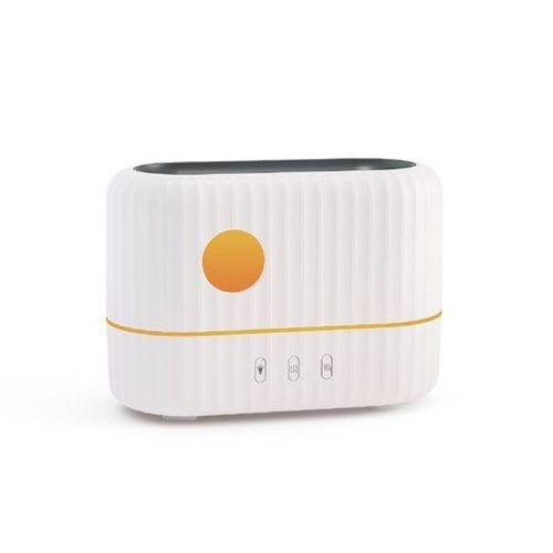 Diffuseur D'huiles Essentielles Flame Light, Diffuseur Humidificateur D'air Blanc