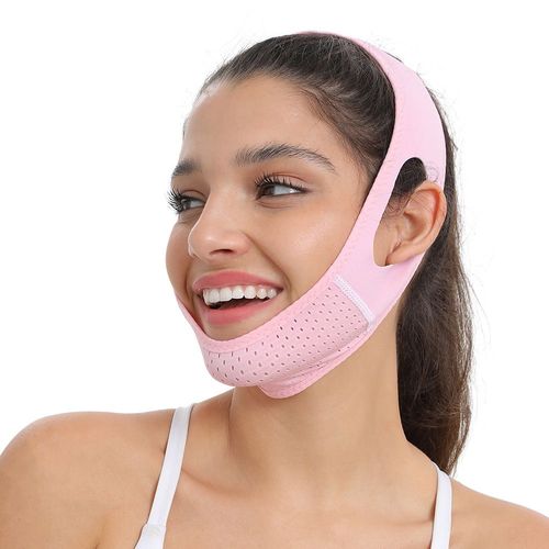 Bandeau Amincissant Visage Et Masque V-Line : Anti-Relâchement, Lifting Et Sculpture Des Contours 