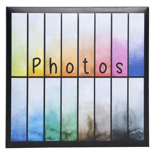 Exacompta Album Photo Rainbow À Pochettes 200 Photos 10x15cm - Noir