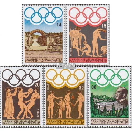 Grèce 1557-1561 (Édition Complète) Neuf 1984 Jeux Olympiques Été ?84