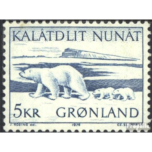 Danemark - Groenland 96 (Complète Edition) Oblitéré 1976 Ours Polaire
