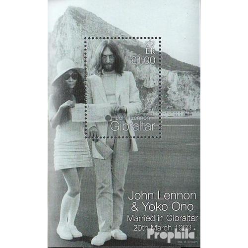 Gibraltar Bloc 36 (Édition Complète) Neuf 1999 Mariage John Lennon