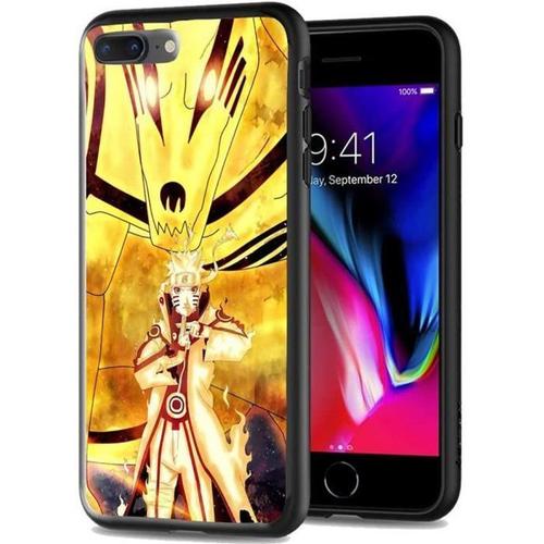 Coque Iphone 7 Naruto Kyubi Jaune | Iphone 8 Se 2020 | Plexiglass | Manga