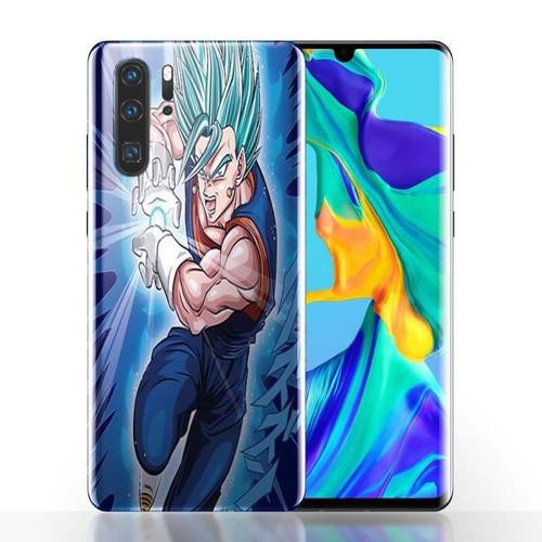 Coque Huawei P30 Super Vegeta Bleu - Housse Style Manga En Silicone