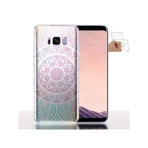 Coque Gel S8 Plus Mandala Rose