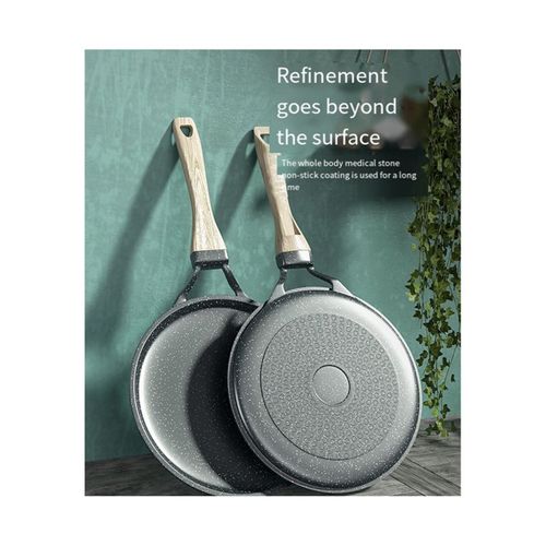 Po¿ºle ¿¿ Frire En Pierre De 24 Cm Antiadh¿¿Sive En Fonte ¿¿ Cr¿ºpes Casserole ¿¿ Omelette Pour Cuisini¿¿Re ¿¿ Gaz Cuisini¿¿Re ¿¿ Induction Batterie De Cuisine