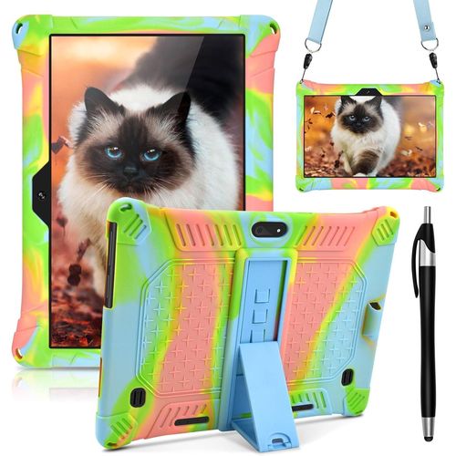 Universel Silicone Coque Pour Tablette 10 Pouces, Housse Protection Pour Lulugti 10.1, Ouzrs 10.1, Jusyea 10.1, Meberry 10.1, Danew 10.1, Yotopt 10.1,Duoduogo 10.1, Veidoo 10.1 Étui Cover Case