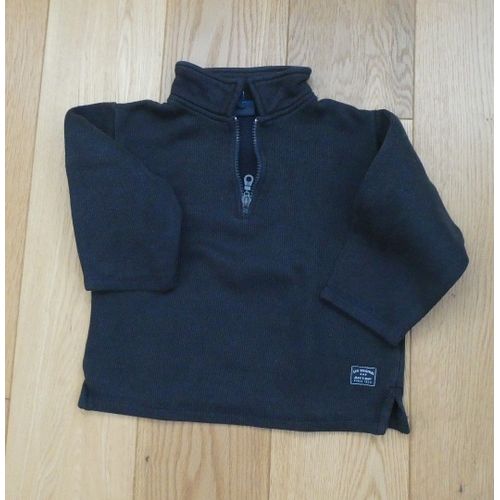 Polo Sweat 4 Ans Côtelé Zippé