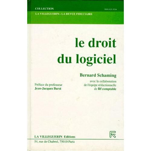 Le Droit Du Logiciel