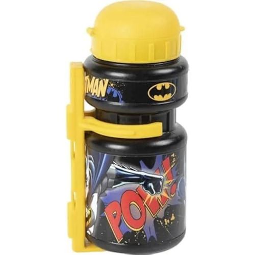 Gourde De Cyclisme - Dc Comics - Batman - 350 Ml - Jaune - Pour Enfant