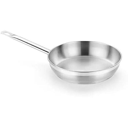Poêle - Bra - 30 Cm - Acier Inoxydable 18/10 - Fond Triple Diffuseur - Poignée Ergonomique