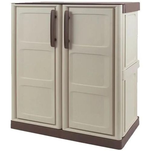 Artplast S71/Bt Armoire Basse Spazio Beige/Taupe - 70 X 39 X H.85,5 Cm