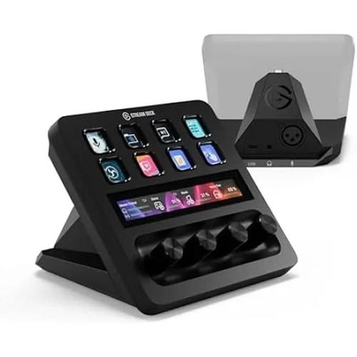 Mixeur Audio - ELGATO - Stream Deck + XLR - Interface XLR-vers-USB - Contrôle tactile - 75 dB de gain