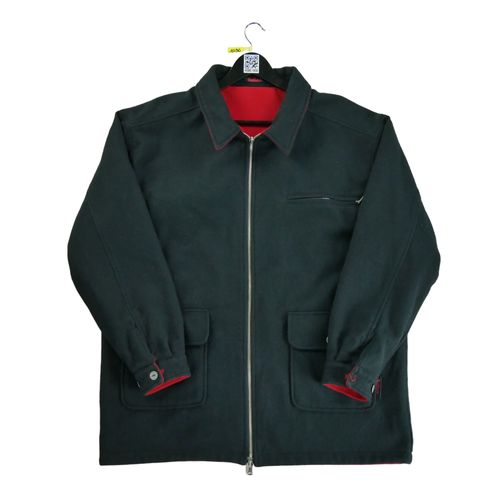 Reconditionné - Veste Réversible Vintage - Taille L - Homme - Rouge