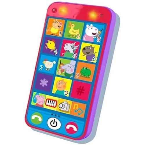 Smartphone - CLAUDIO REIG - Peppa Pig - Interface amusante - Contrôle parental - Couleur rose