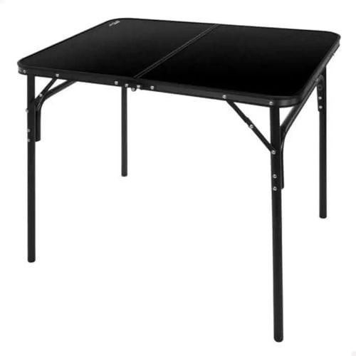 Table Pliante - Aktive - 90 X 60 X 70 Cm - Mdf Et Aluminium - Antidérapante - Pliable