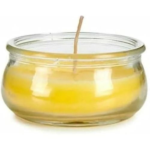 Bougie - IBERGARDEN - Jaune - Verre - Cire - 24 unités - Décoratif