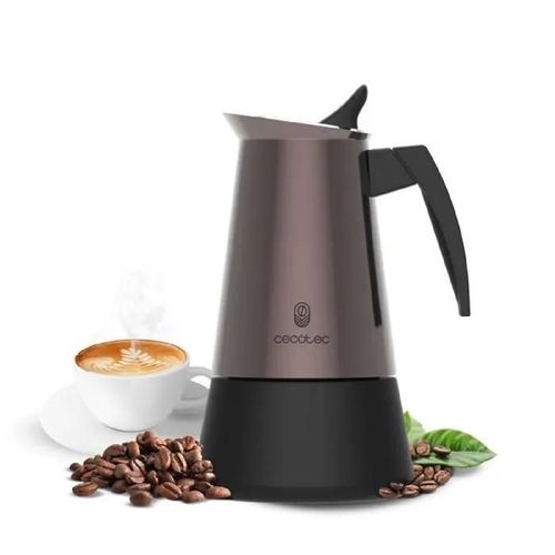 Cafetière Italienne - Piccolina - 400 Bronze - Acier Inoxydable - 4 Tasses