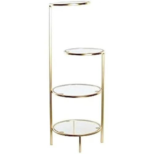 Étagère - Dkd Home Decor - Standard - Métal Et Verre - Couleur Doré - 30 X 32,5 X 86 Cm