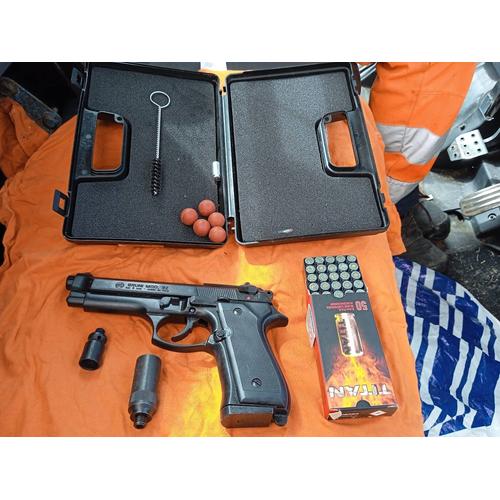 Pistolet A Blanc 9mm Gomme Cogne Bruni