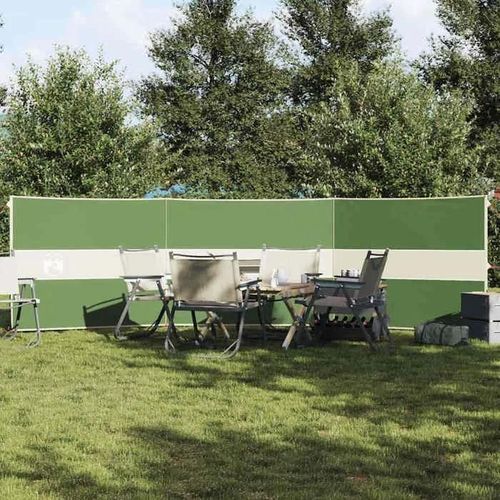 Vidaxl Brise-Vent De Camping Vert 490x123 Cm Imperméable