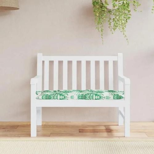 Vidaxl Coussin De Banc De Jardin Motif De Feuilles, Coussin De Siège, Coussin De Meuble De Terrasse Patio Salon Extérieur 379203