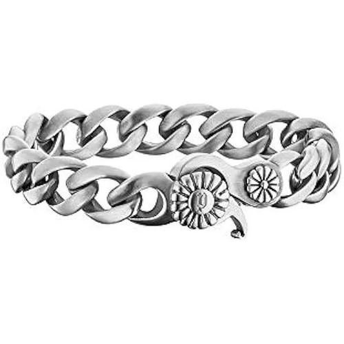 Bracelet - Police - Pj25719bss.01-L - Acier Inoxydable - 21 Cm - Couleur Gris