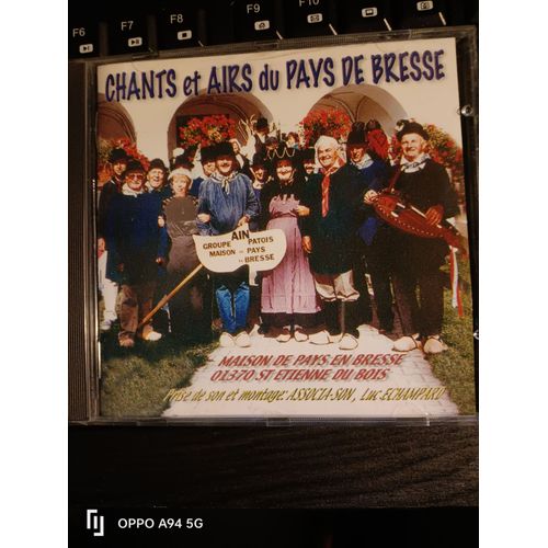 Chants Et Airs Du Pays De Bresse Par La Maison De Pays En Bresse 01370 St Etienne Du Bois Cd