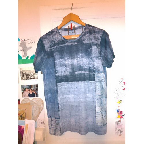 Tee-Shirt Bleu/ Gris M Pepe Jeans.
