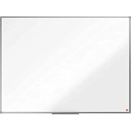 Nobo Tableau Blanc Magnétique Émaillé, 1200 X 900mm, Cadre Aluminium, Montage Mural Par Les Coins, Porte-Marqueur Inclus, Essence,