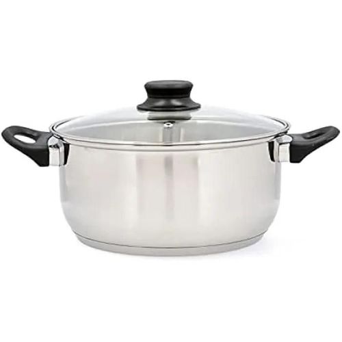 Casserole - Quid - 26 X 12,5 Cm - Acier Inoxydable - Compatible Tous Feux - Fabriquée En Espagne