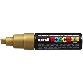 Marqueurs - Posca - Pc8kor - Lot De 6 - Couleur Or - Pointe Large - Indélébile