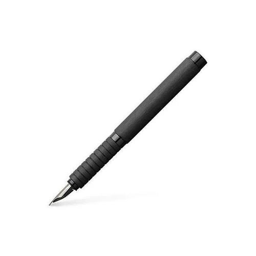 Faber-Castell 148481 Essentials Stylo Plume F En Aluminium Noir