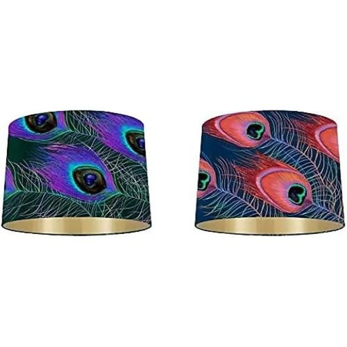 Abat-Jour - Dkd Home Decor - Lot De 2 - Polyester - 40 X 40 X 25 Cm - Multicolore