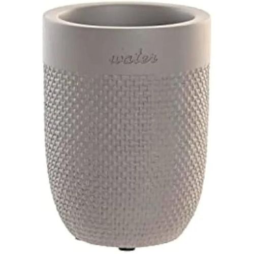 Gobelet - Dkd Home Decor - Standard - Couleur Gris - Matériau Ciment - Dimensions 8x8x10,5 Cm