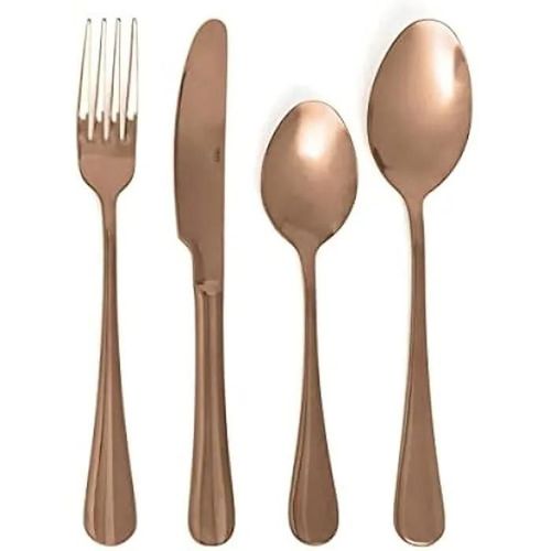Set De Couverts - Quid - Celebrart - Métal - Cuivre - 24 Pièces - Compatible Lave-Vaisselle
