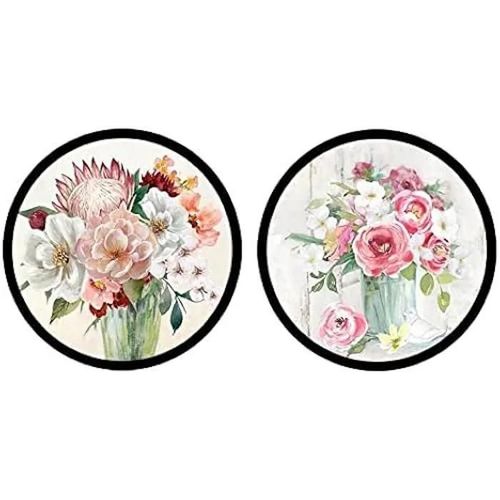 Décoration murale - DKD HOME DECOR - Vase - Multicolore - 82 x 81,5 x 8 cm - 2 pièces