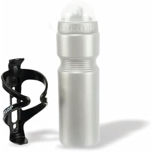 Gourde Pour Vélo - Dunlop - 99524 - Multicolore - 750 Ml - Support Inclus