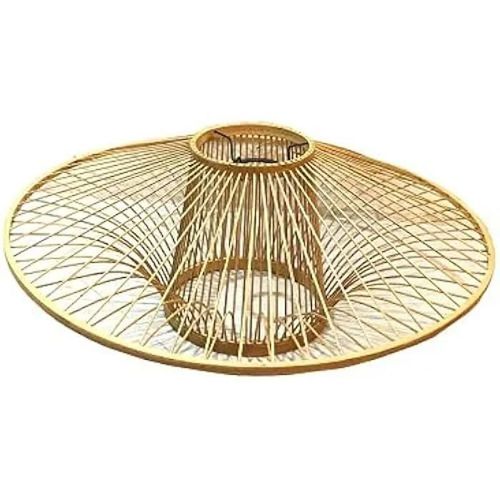 Abat-Jour Standard - Dkd Home Decor - Naturel - Bambou - 50 Cm - Originalité Pour Votre Maison